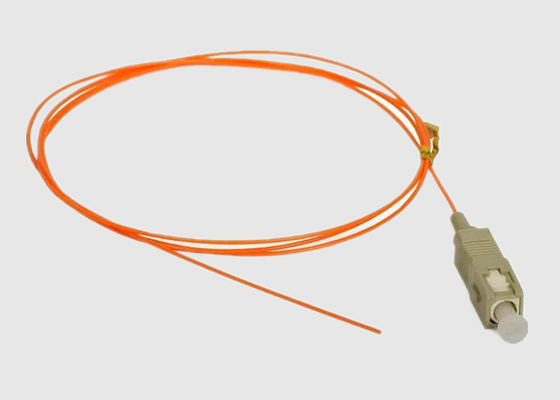 Orange Multimode OM3 SC PC 50 / 125nm الألياف البصرية ضفيرة