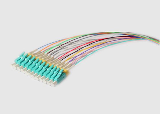 متعدد الأوضاع 12 نواة 0.9 مم MPO إلى LC Breakout Cable
