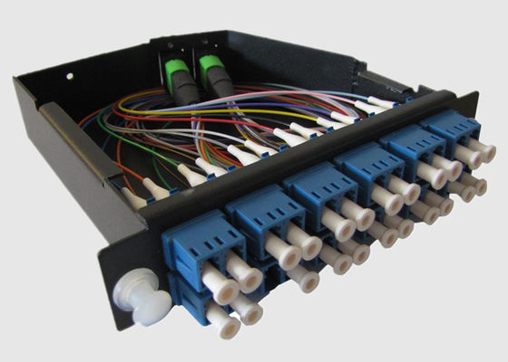 LC / UPC Duplex 12 Fiber LGX Style MPO Cassette