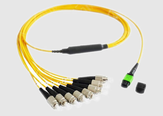 8 FC إلى MTP Multimode 125um MPO Breakout Cables