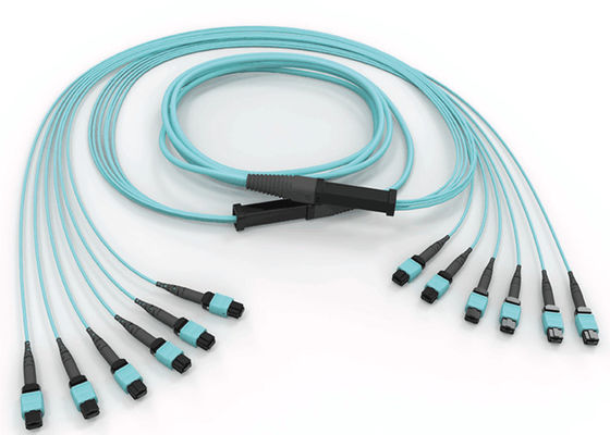 وضع واحد الناهض OFNR 2.0mm 1m كابل الألياف MPO