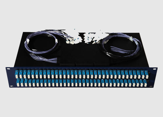 19 بوصة 2U Multimode 96 Port LC Duplex Patch Panel