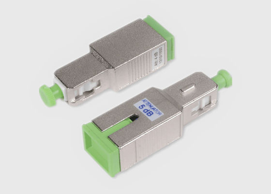 ثابت SC / APC الألياف البصرية المخفف وضع واحد أنثى إلى ذكر 5dB