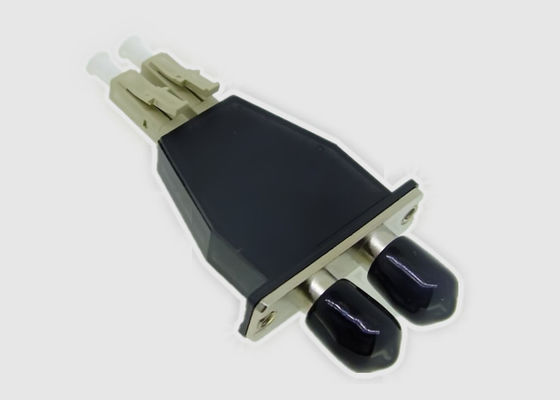 Multimode LC UPC إلى ST UPC Duplex Fiber Optic Adapter للشبكة