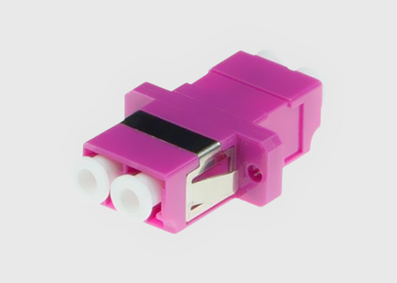 LC / UPC محول كابل الألياف البصرية دوبلكس MM OM4 ذو حواف بنفسجية Mikrolink OM4 Fiber